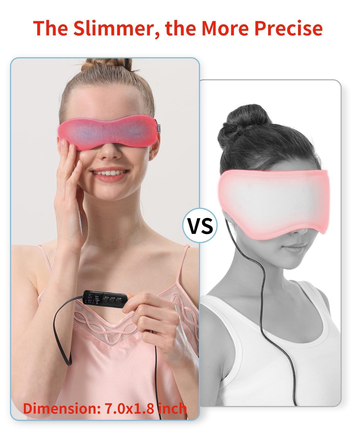 Aroma Season Heated Eye Mask for Dry Eyes, Warm Eye Compress with Flaxseed for MGD, Dry Eye Syndrome, Chalazion Blepharitis Stye Eye Treatment, Steam Moist to Unclog Glands (Blue)