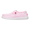 HEYDUDE Wendy Canvas Light Pink Size 9, Women's Shoes, Slip-on Loafers, Comfortable & Light-Weight