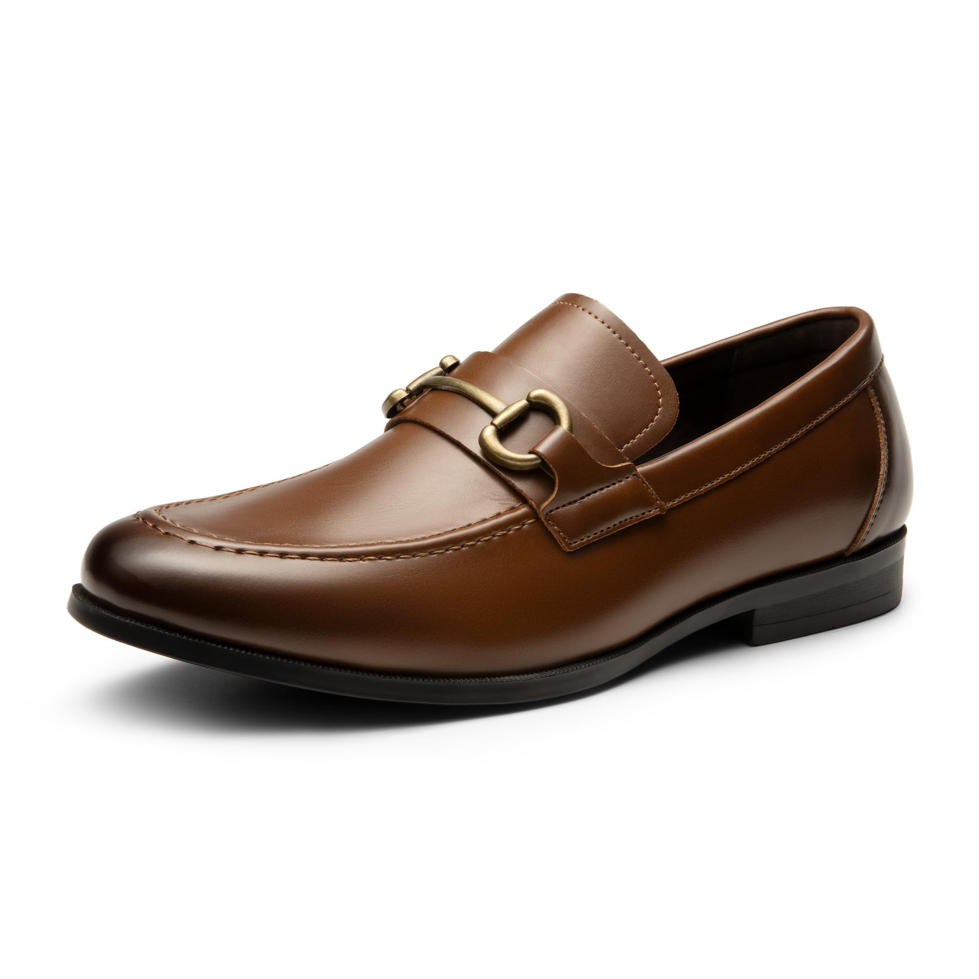 Bruno Marc Men's Dress Loafers Slip-on Formal Shoes,Size 13,Dark Brown,SBLS2410M