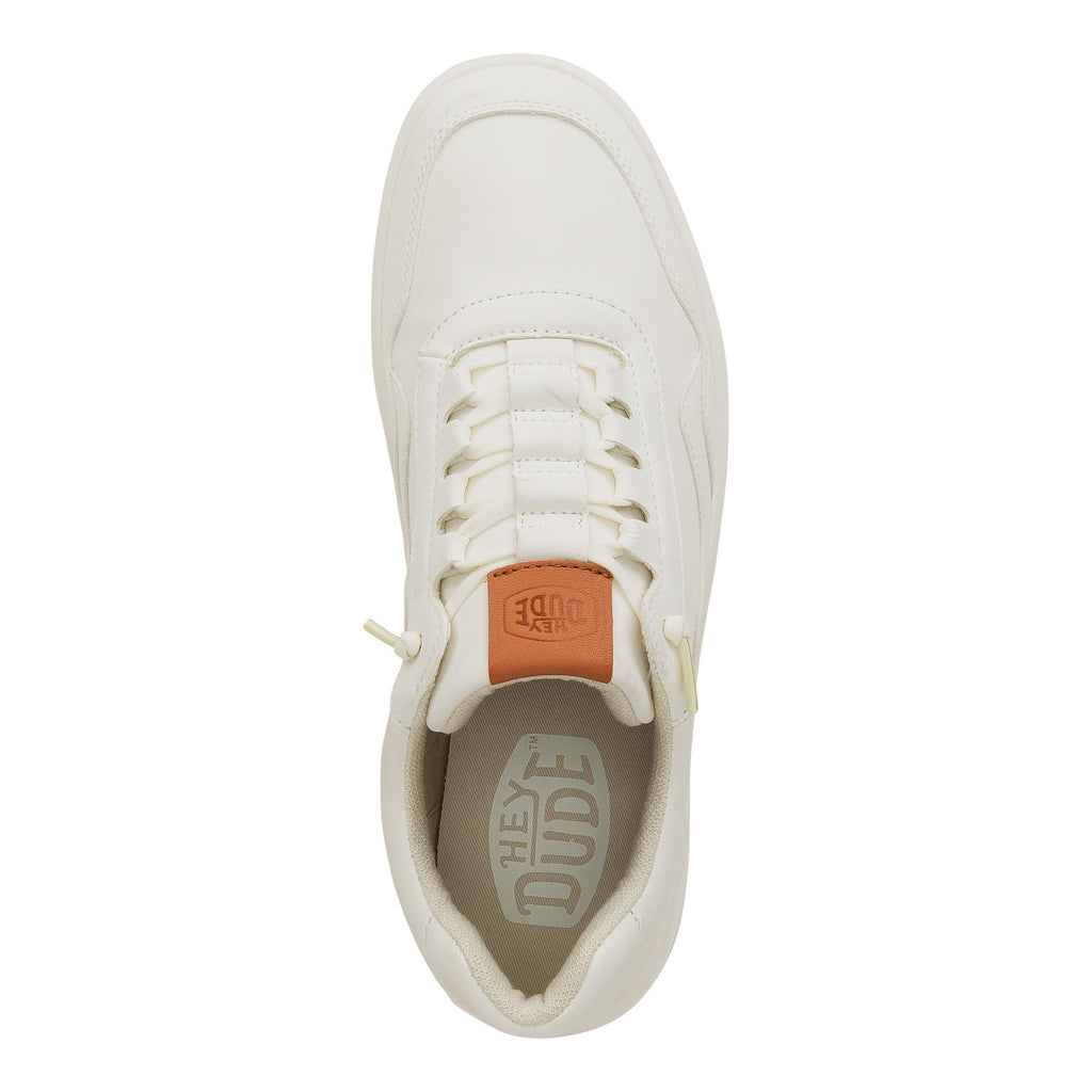 HEYDUDE Hudson Classic White Size 11, Men's Shoes, Men's Casual Sneakers, Comfortable & Light Weight
