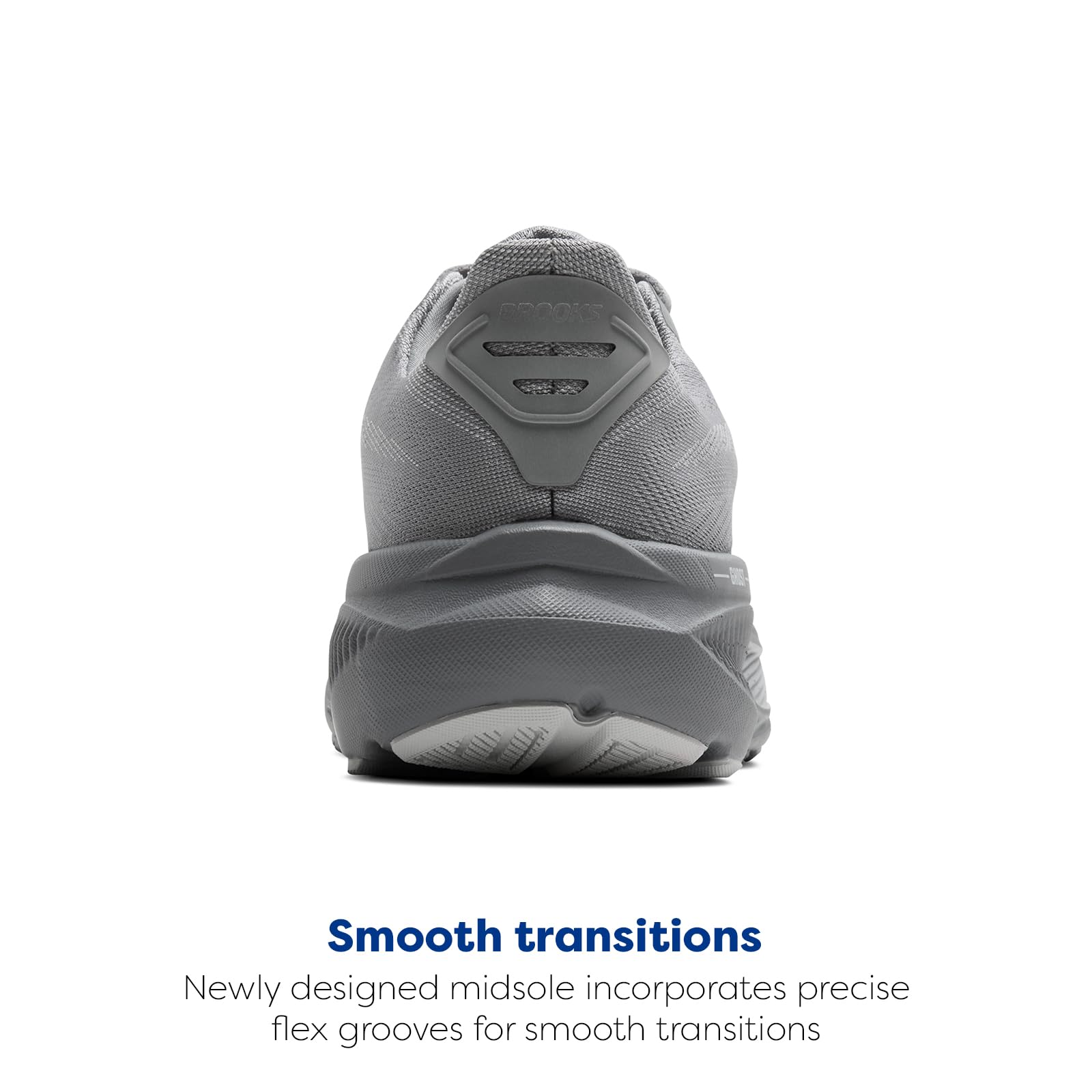 Brooks Men’s Ghost 17 Neutral Running Shoe - Primer Gray/Oyster Mushroom - 10.5 Wide