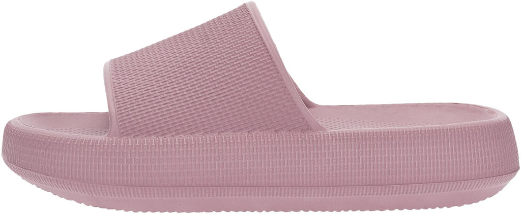 BRONAX Pillow Slippers for Women and Men | House Slides Shower Sandals | Cushioned Thick Sole 40-41 Blush