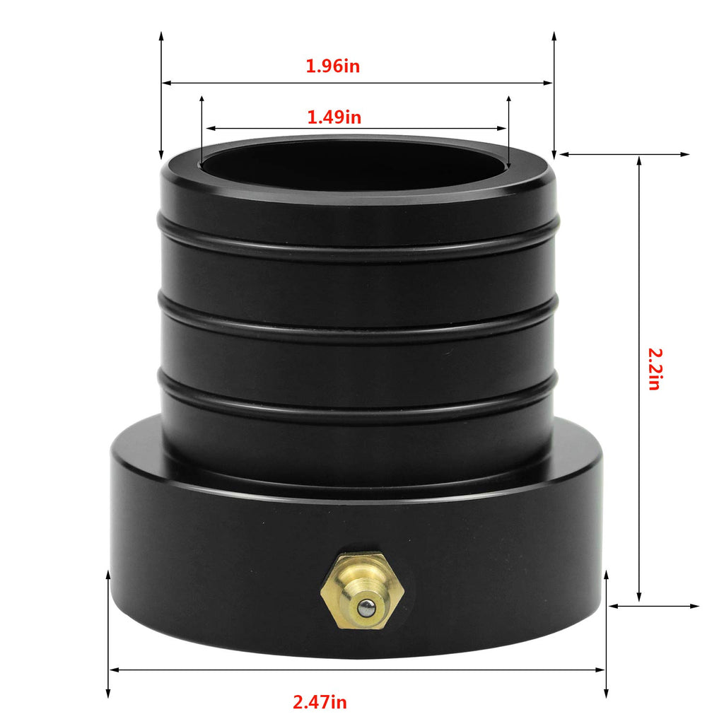 Axle Tube Seal Pair MG21103 Front Outer Axle Seals Dana 30/44 for Jeep JKUR Jeep Wrangler YJ JK TJ XJ ZJ MJ 2PCS-Black