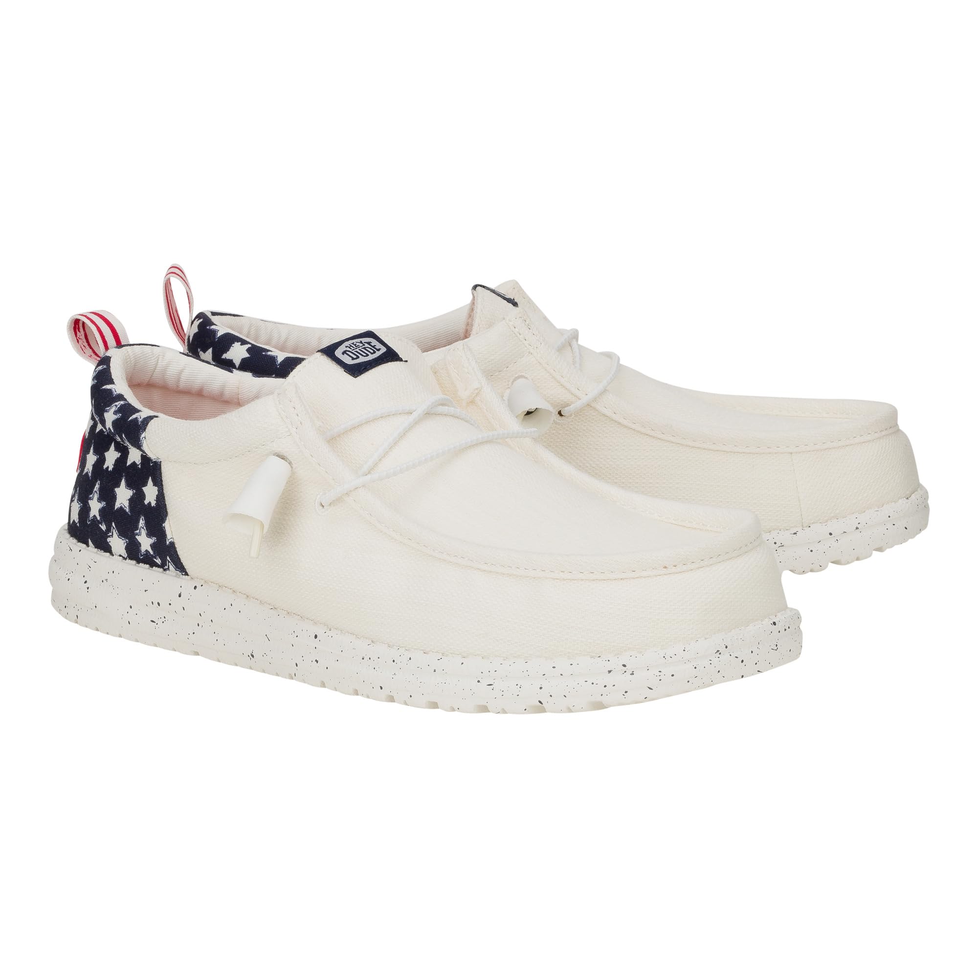 HEYDUDE Wally Funk Americana Stars - White/Navy Blazer