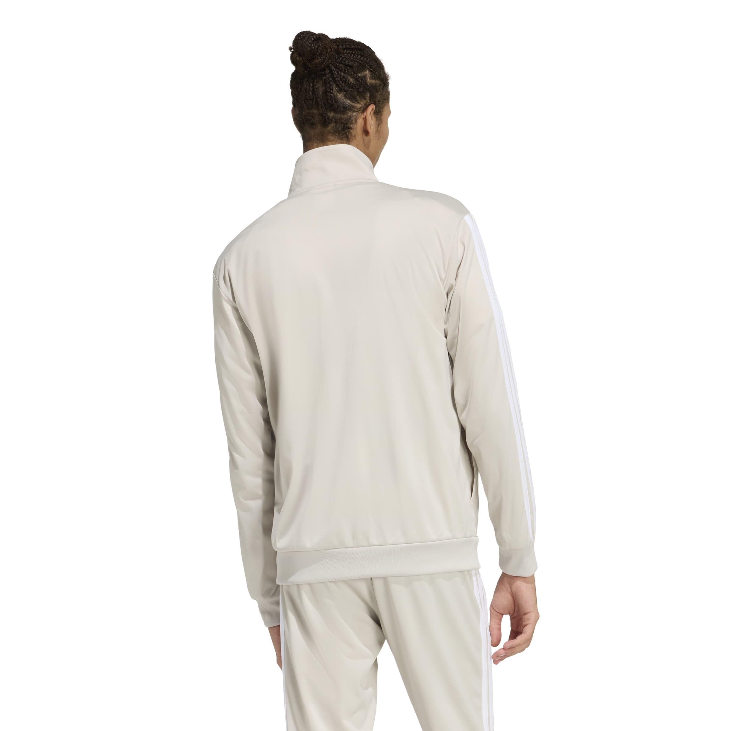 adidas Men's 3-Stripes Tricot Track Top, Wonder Alumina, X-Large/Tall