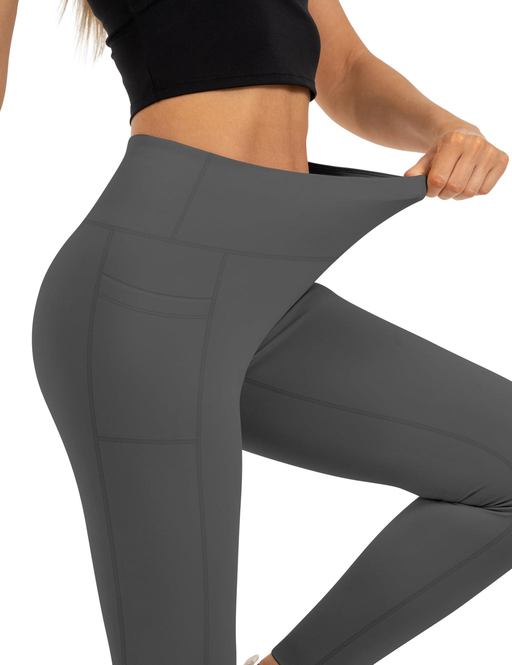 GYMGUN Leggings for Women with Pockets Buttery Soft -Tummy Control High Waisted Workout Yoga Pants for Running Plus Size