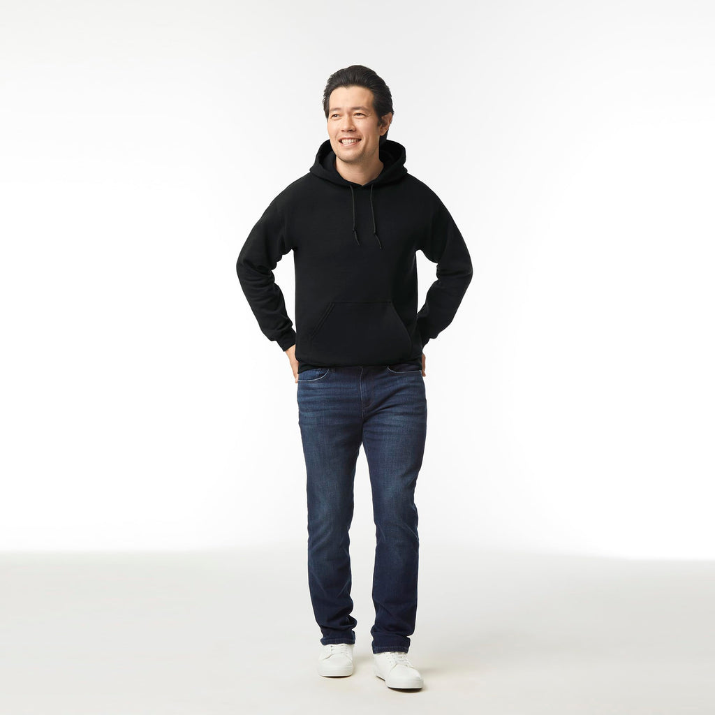 Gildan Adult Fleece Hoodie Sweatshirt, Style G18500, Multipack, Black (1-Pack), Medium