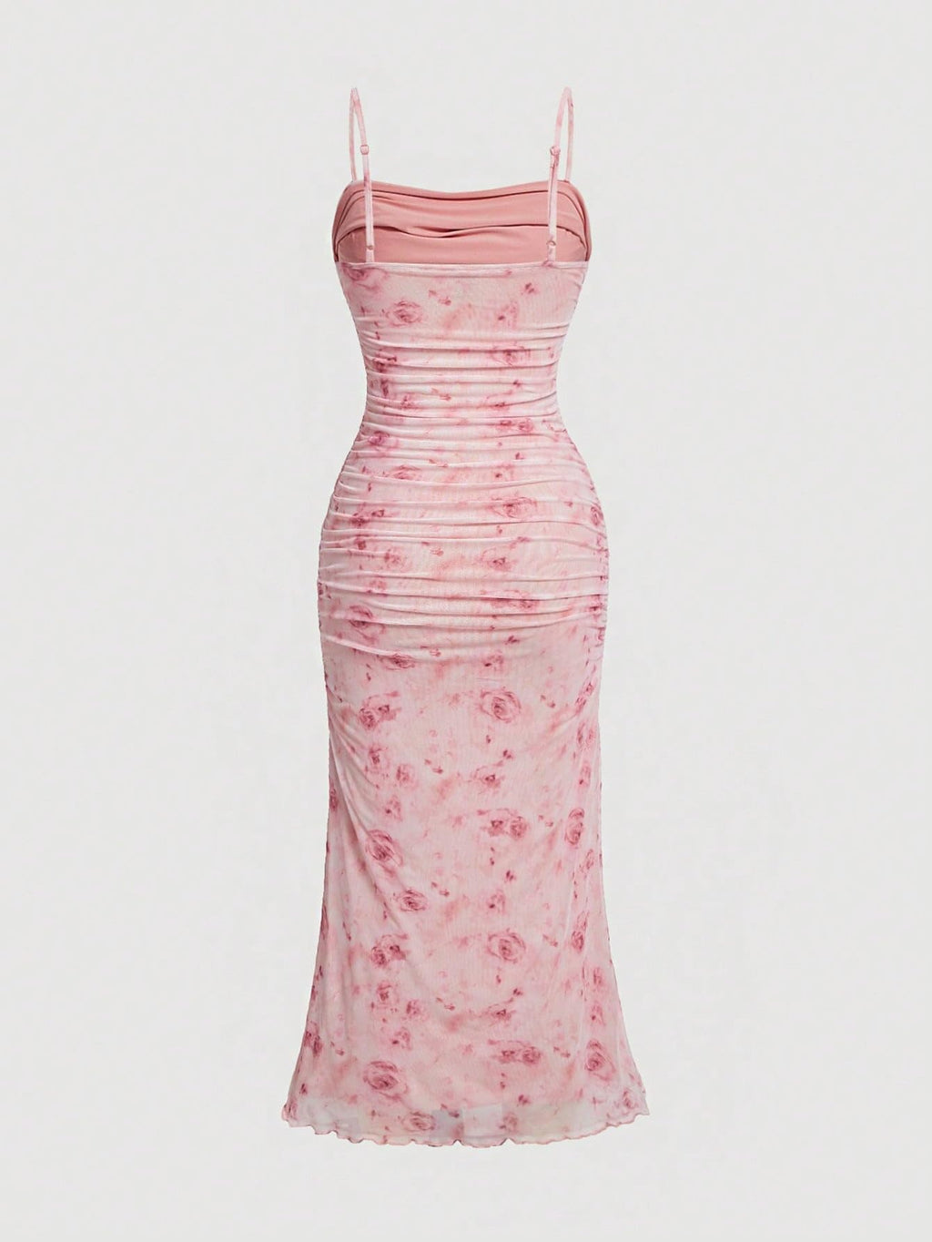 GORGLITTER Women's Floral Spring Summer Wedding Guest Dress Bridal Shower Cocktail Tea Party Beach Midi Sun Dress 2026 Pink Small