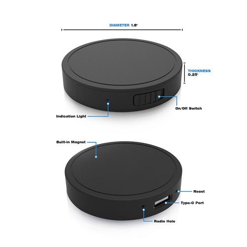 132G (9800 Hour) Voice Activated Recorder - Elasound Voice Recorder with AI-Intelligent Triple Noise Reduction, Portable Audio Recorder for Work, Lectures, Meetings, 100H Continuous Recording Device