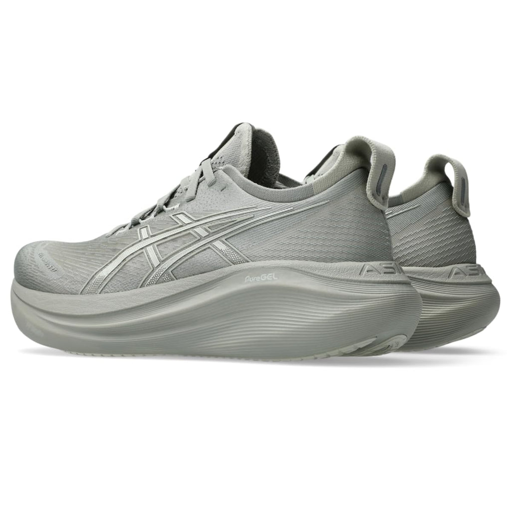 ASICS Men's Gel-Nimbus 27 Running Shoe, 11.5, Seal Grey/Lake Grey