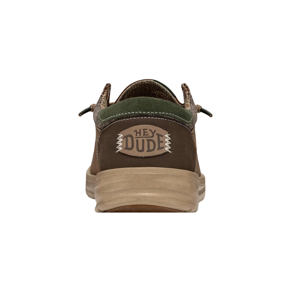 HEYDUDE Men's Paul Nut Size 11 | Men’s Shoes | Men's Lace Up Loafers | Comfortable & Light-Weight