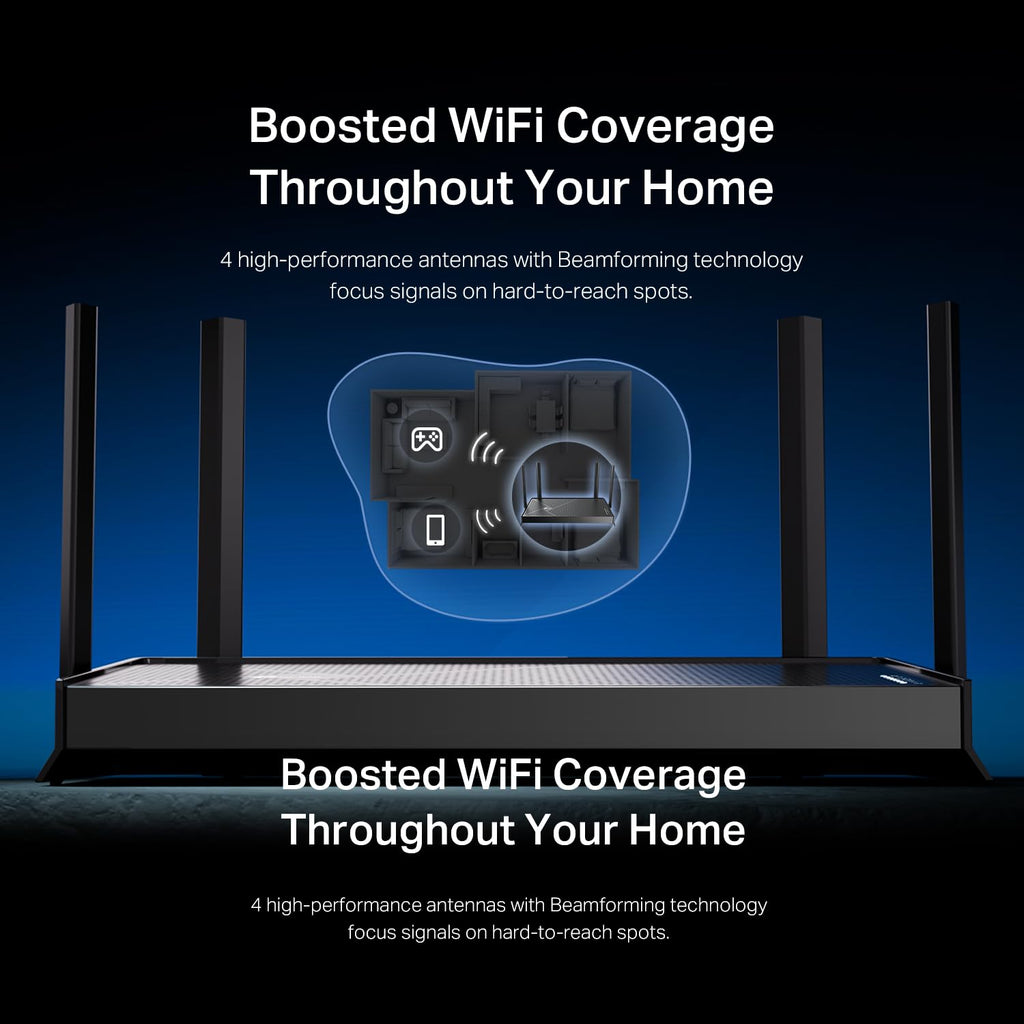 TP-Link Dual-Band BE3600 Wi-Fi 7 Router Archer BE230 | 4-Stream | 2×2.5G + 3×1G Ports, USB 3.0, 2.0 GHz Quad Core, 4 Antennas | VPN, EasyMesh, HomeShield, MLO, Private IOT | Free Expert Support