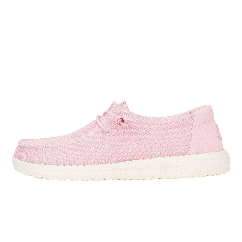 HEYDUDE Wendy Stretch Sox Rosette Size 8, Women’s Shoes, Slip-on Loafers, Comfortable & Light-Weight