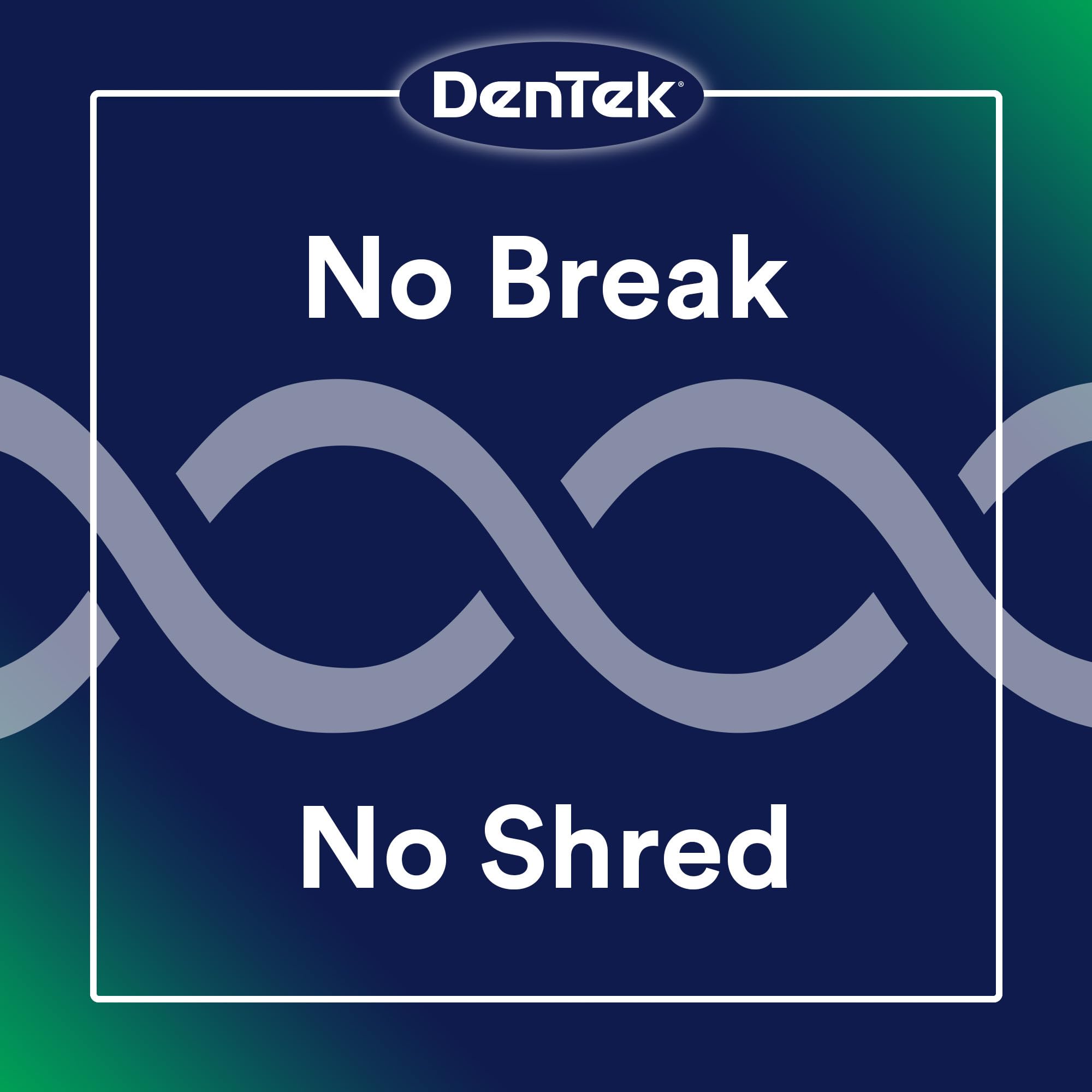 DenTek Advanced Clean Floss Picks with No Break & No Shred Dental Floss, Plaque Remover, 150 Count, Pack of 3