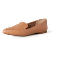 Amazon Essentials Women's Loafer Flat, Camel Faux Leather, 9