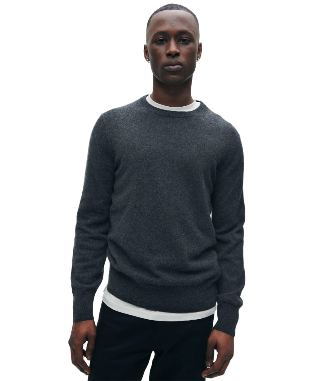 NAADAM The Original Cashmere Crewneck Sweater,Smoke,XL