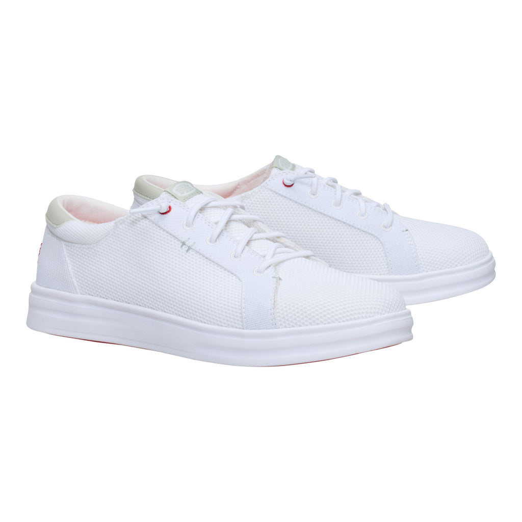 HEYDUDE Paul Pro Mesh White/Multi Size 11, Men's Shoes, Casual Sneakers, Comfortable & Light-Weight