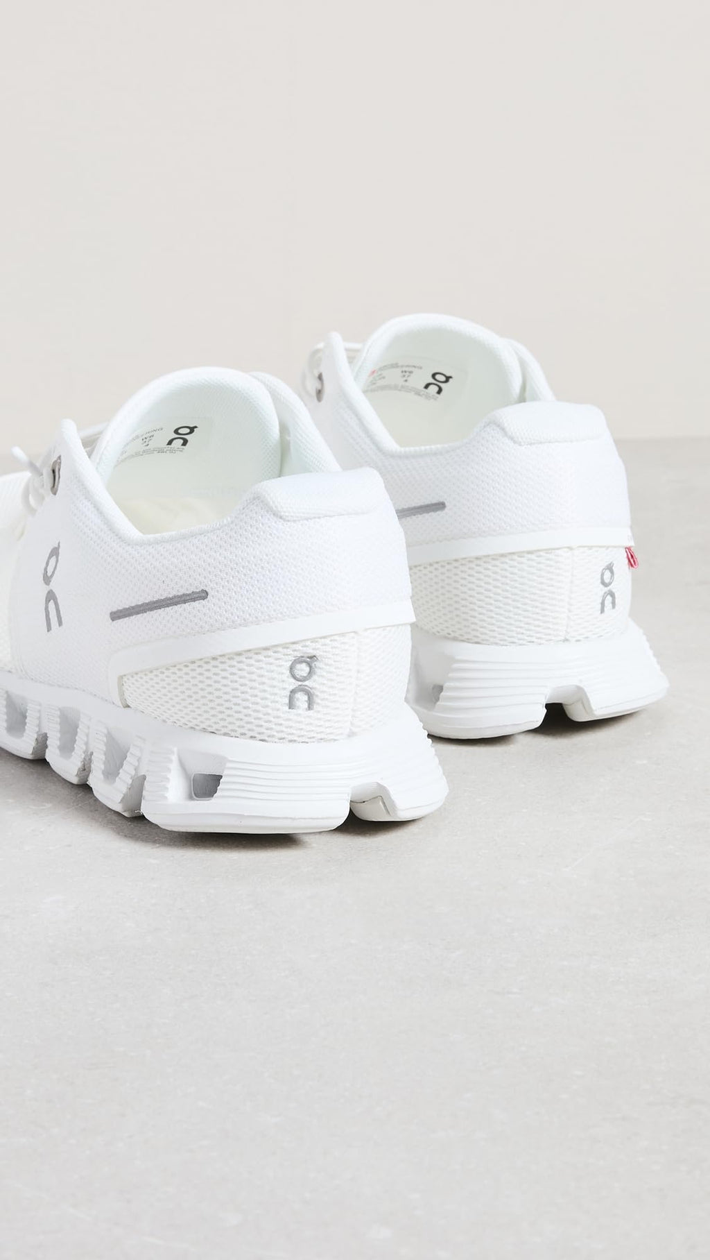 On Women's Cloud 5 Sneakers, All White, 7.5 Medium US