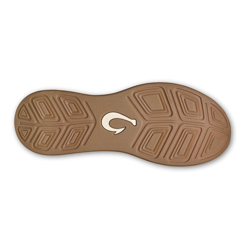 OLUKAI 'Ahi Men's Water Shoes, Cushioned & Quick-Drying Marine Sneaker, Breathable Mesh & Wet Grip Rubber Outsole for Boats, Docks & Wet Surfaces, Ash/Sterling, 10.5
