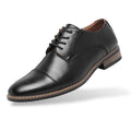 SILENTCARE Men's Oxford Black Dress Shoes Formal Business Comfortable Classic Wingtip Lace Up Shoes