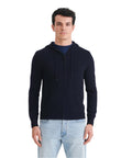 NAADAM Signature Cashmere Zip Hoodie,Navy,M