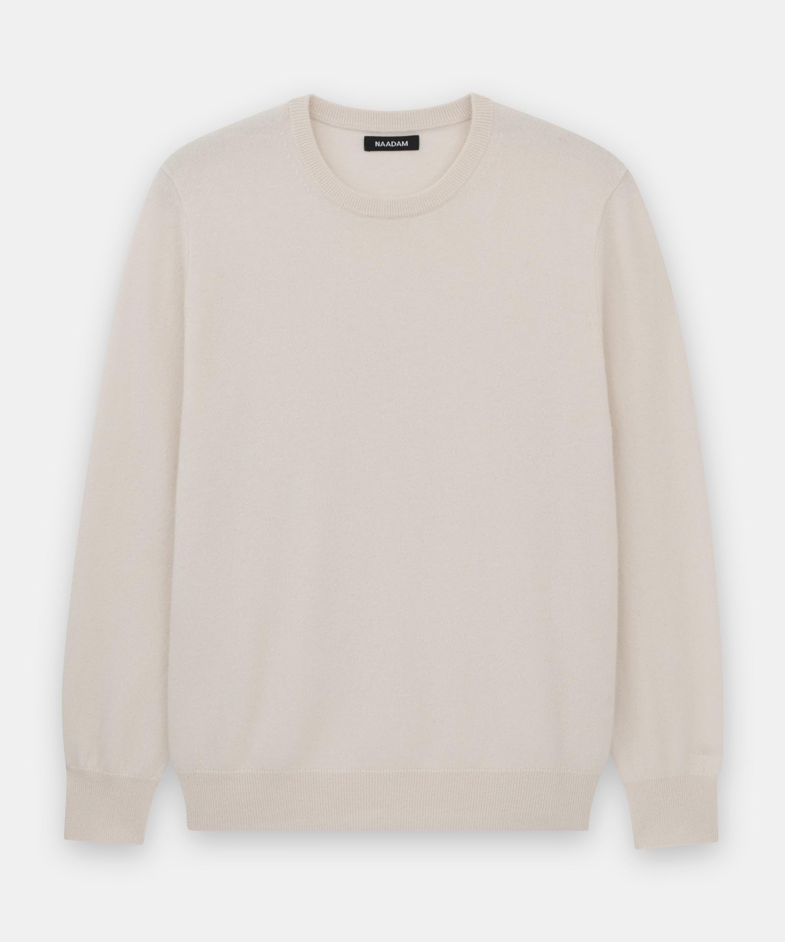 NAADAM The Original Cashmere Crewneck Sweater,White,XL