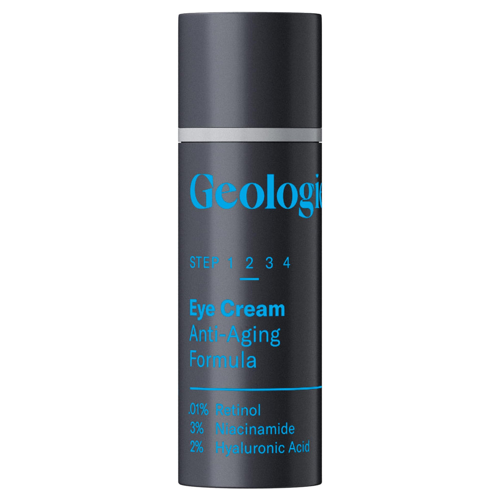 Geologie Anti-Aging Eye Cream | Helps Visible Signs of Aging | Reduce Fine Lines & Wrinkles | Retinol, Caffeine, Peptides, Niacinamide & Hyaluronic Acid | Effective Formula For Men & Women