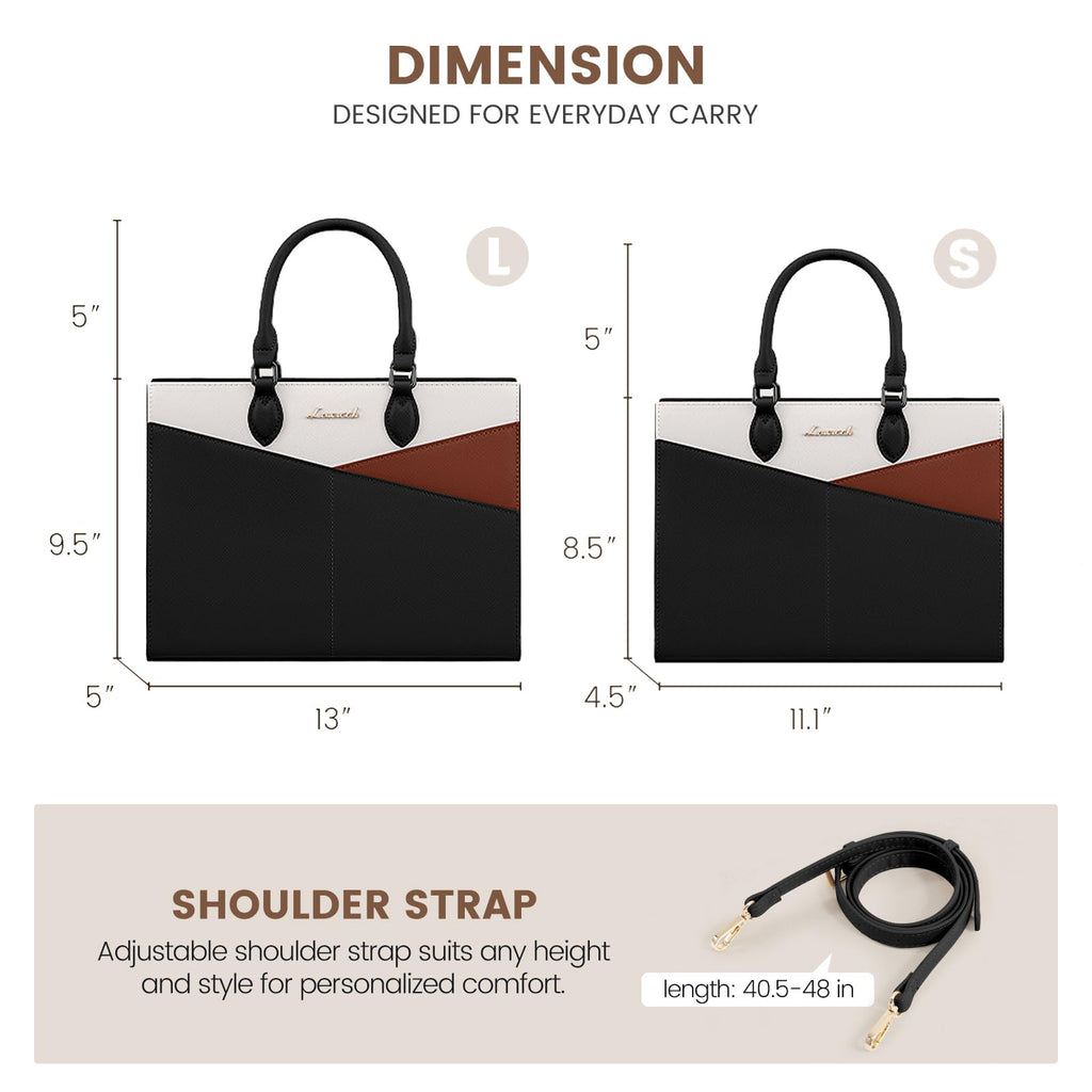 LOVEVOOK Purses for Women,Satchel Handbags Tote Bag, Black Pu Leather Shoulder Crossbody Top Handle Purse with Zipper