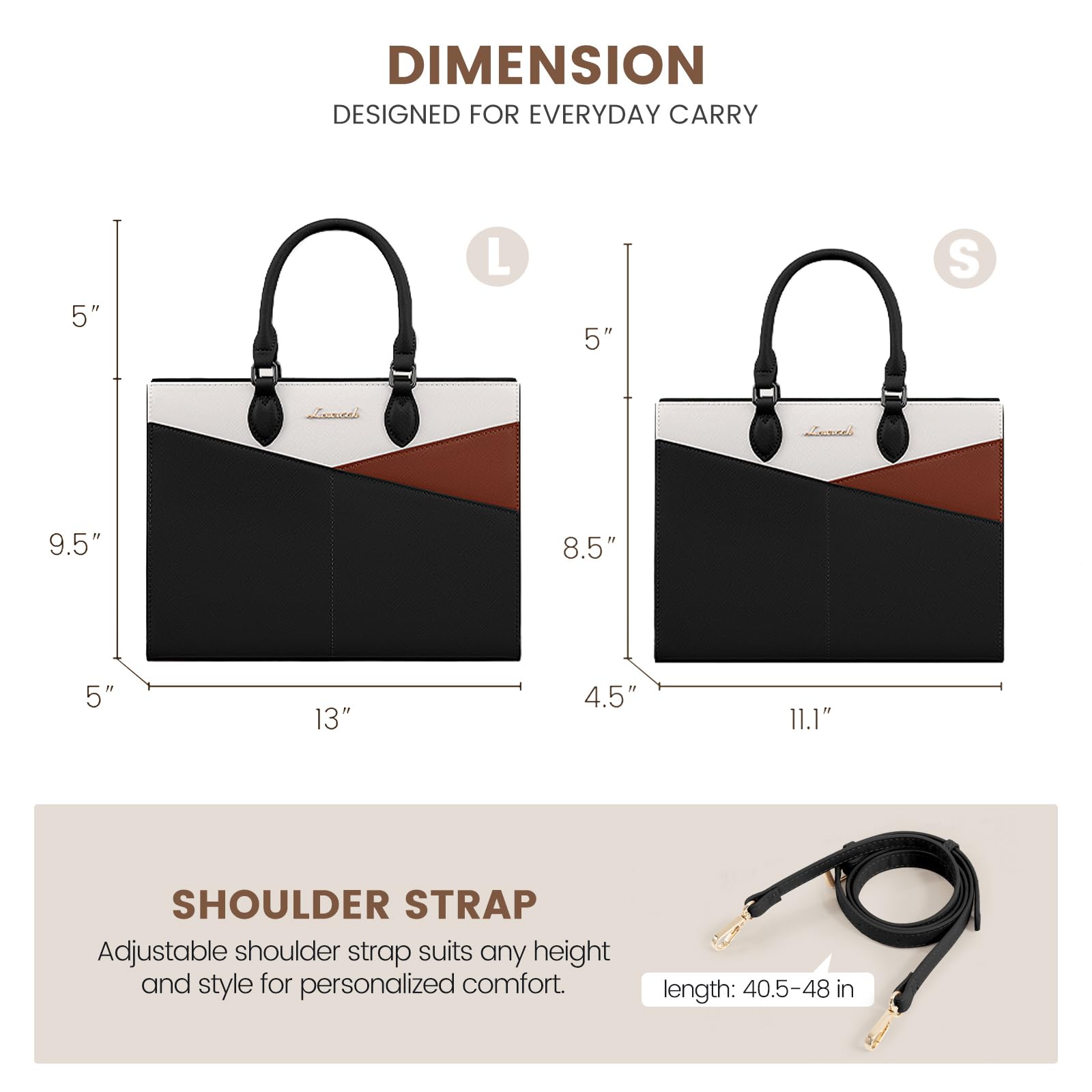 LOVEVOOK Purses for Women,Satchel Handbags Tote Bag, Black Pu Leather Shoulder Crossbody Top Handle Purse with Zipper
