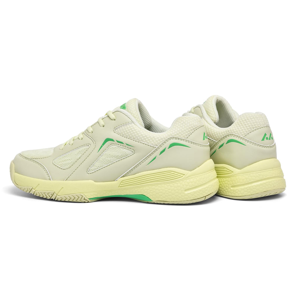 LEFUS Women's Pickleball Shoes - AMZ-P601, Non-Slip, Cushioning, Anti-Torque, Breathable Court Shoes (P601 Lemon, 8)