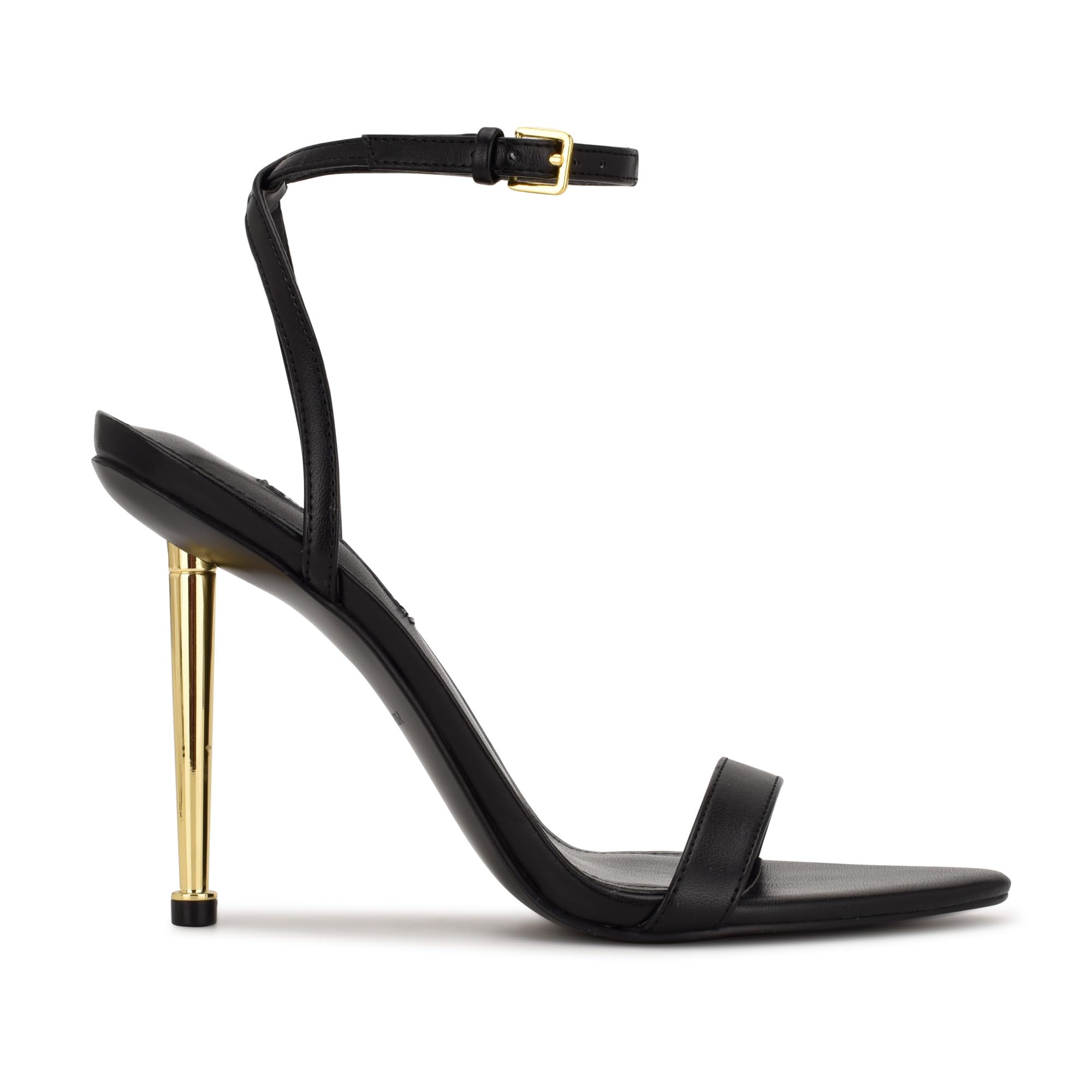 Nine West Women's Reina3 Heeled Sandal, Black, 5
