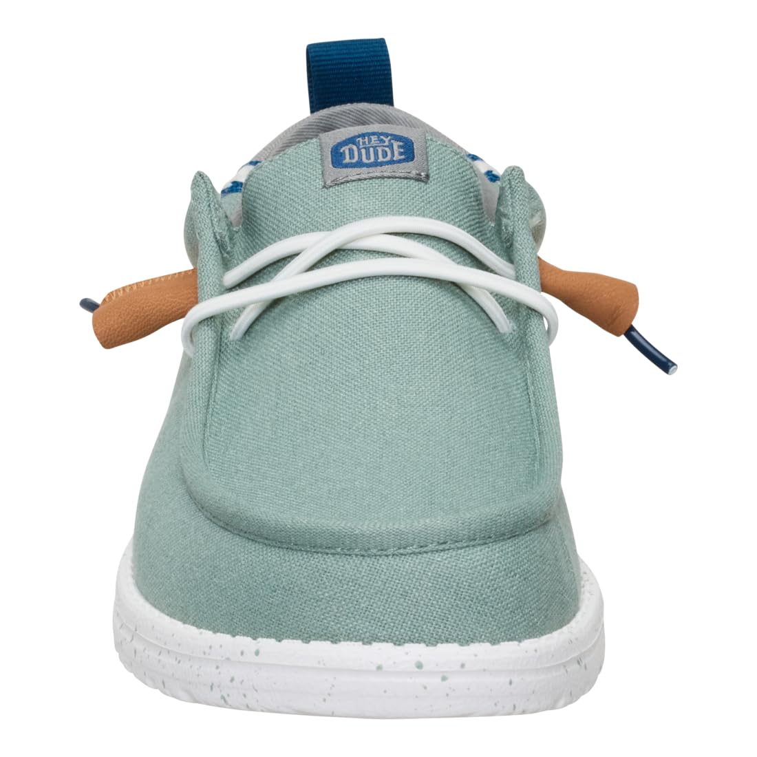 HEYDUDE Wally Craft Linen Iceberg Green/Moon Grey Size 11, Men’s Shoes, Slip-on Loafers, Comfortable & Light-Weight