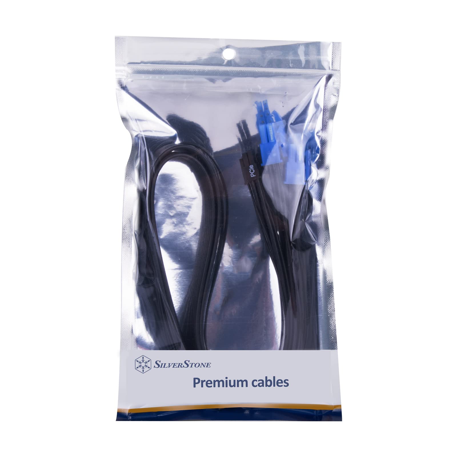 Silverstone Technology PP14-PCIE Dual PCIe 8 pin (PSU) to 12+4 pin (GPU) 12VHPWR PCIe Gen5 Cable for Silverstone 2nd Gen PSUs, SST-PP14-PCIE
