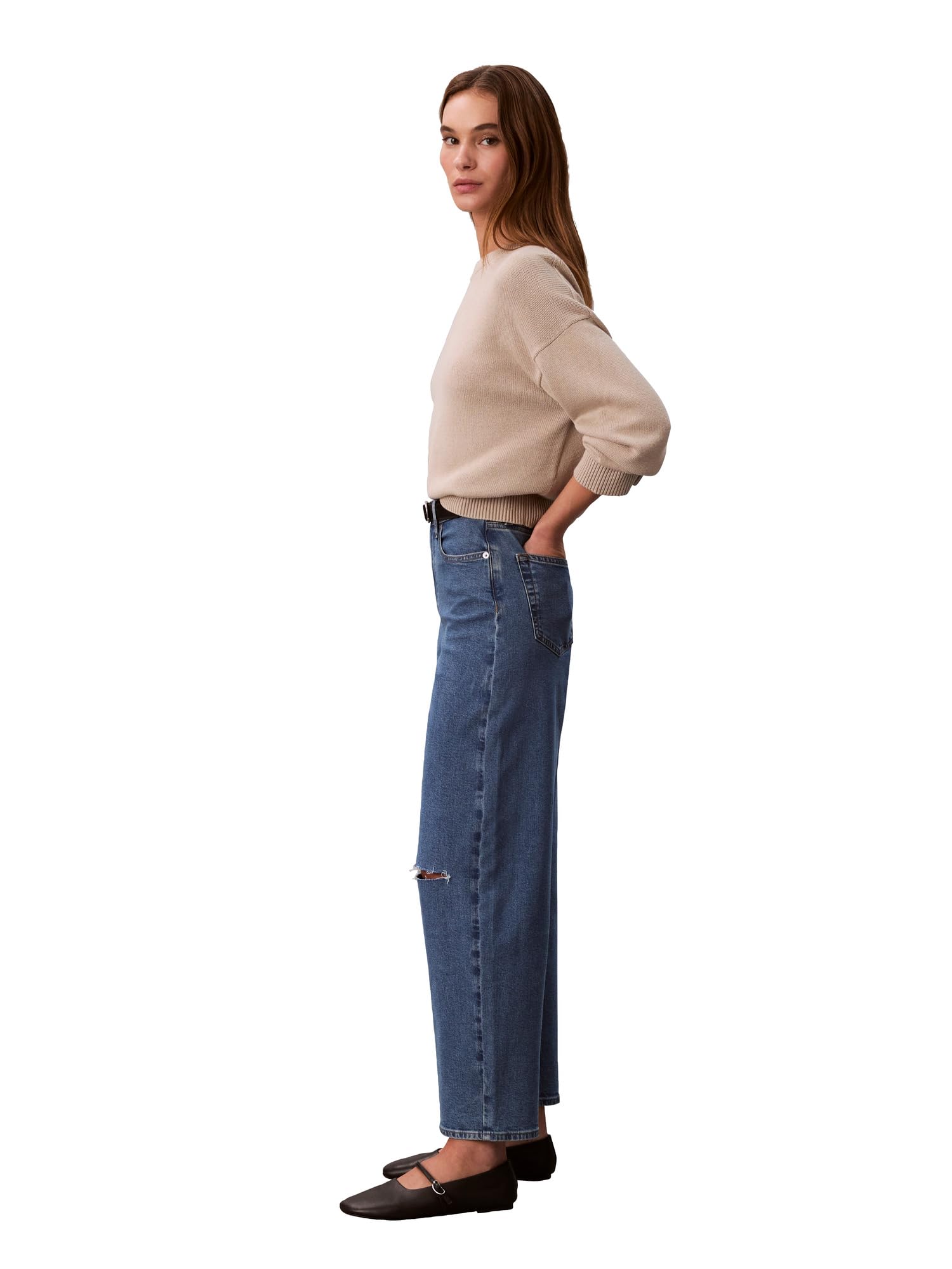 Calvin Klein Women's Barrel Fit Jeans
