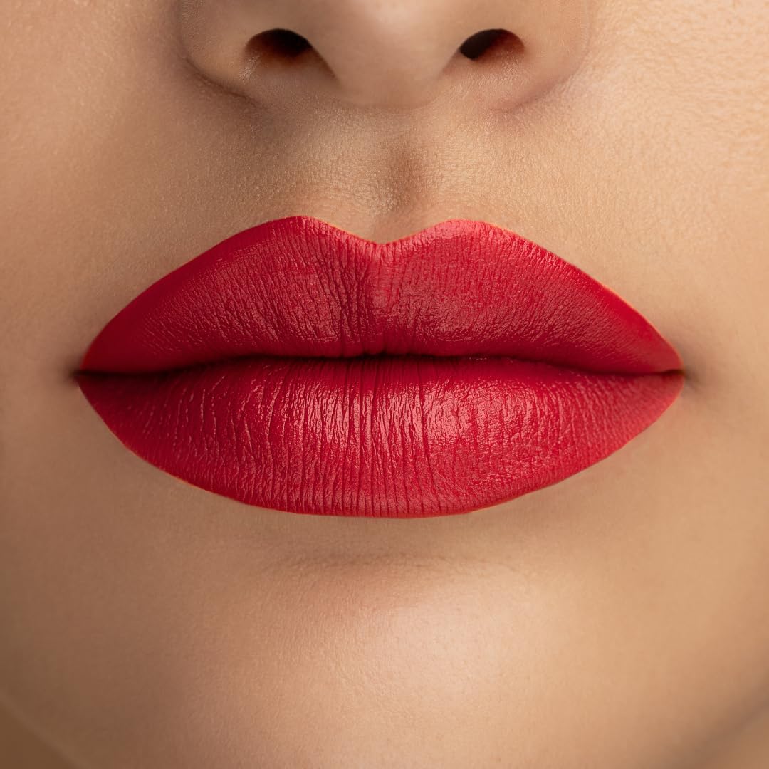 Radiant Professional Matte Lipstick for Women – Long Lasting Lipstick with Vitamin E, Hyaluronic Acid & UV Protection (UVA/UVB) – Advanced Care & Ultra Moisturizing Lip Stick – 216 FLAME
