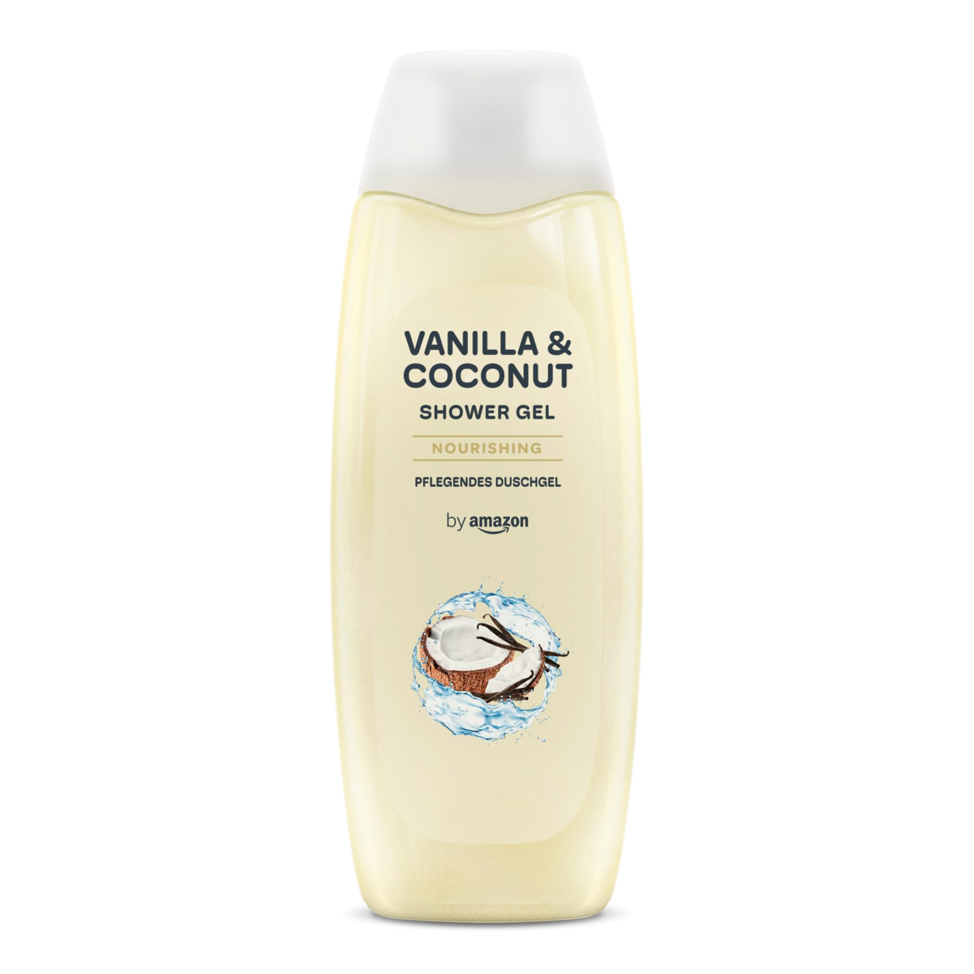 by Amazon Vanilla & Coconut Shower Gel, 2 x 500ml