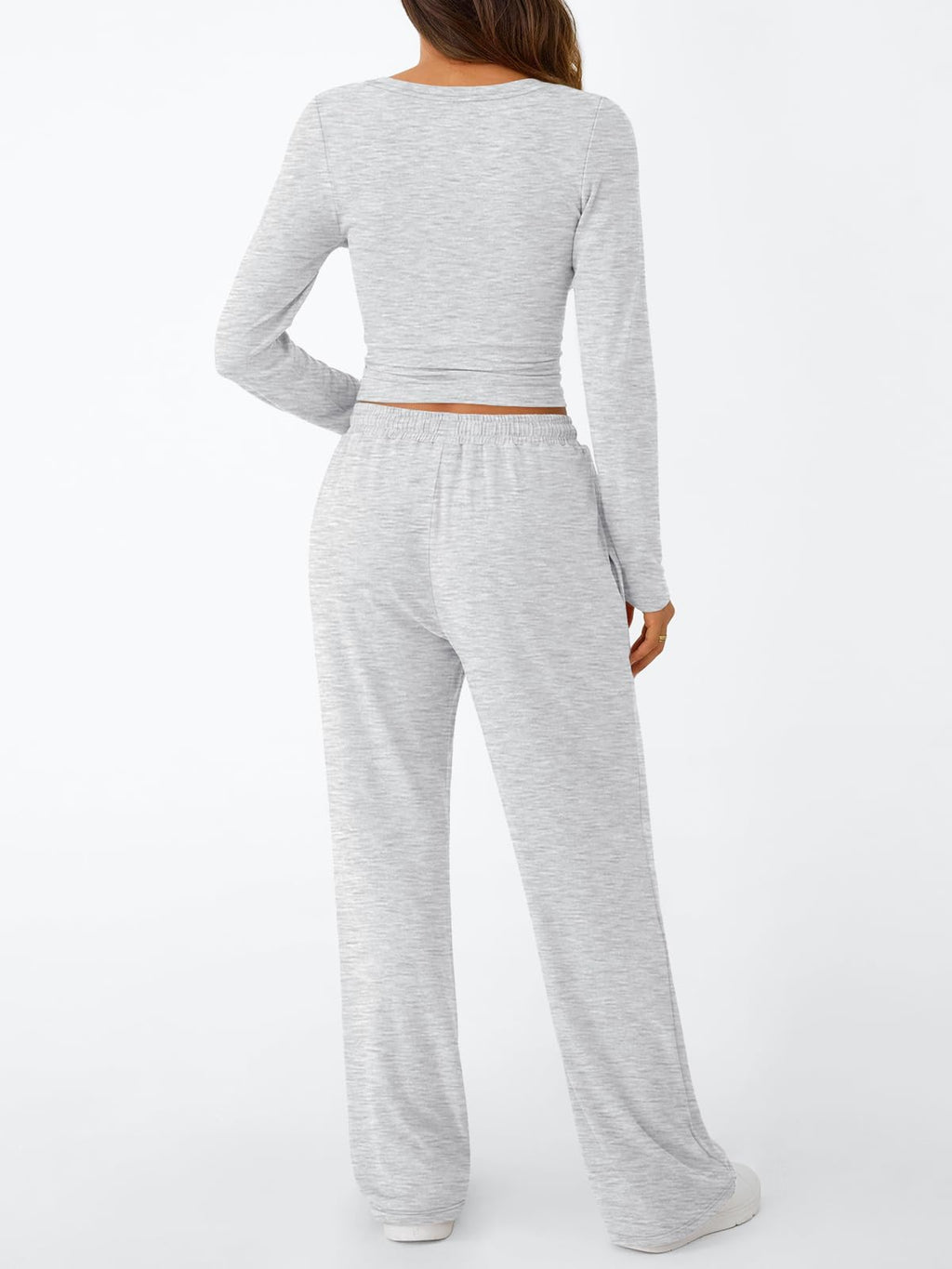 Trendy Queen Womens Two 2 Piece Matching Lounge Sets 2025 Early Fall Fashion Must Haves Y2K Workout Gym Clothes Comfy Airport Travel Vacation Luxury Outfits Sweatsuit Winter Clothing