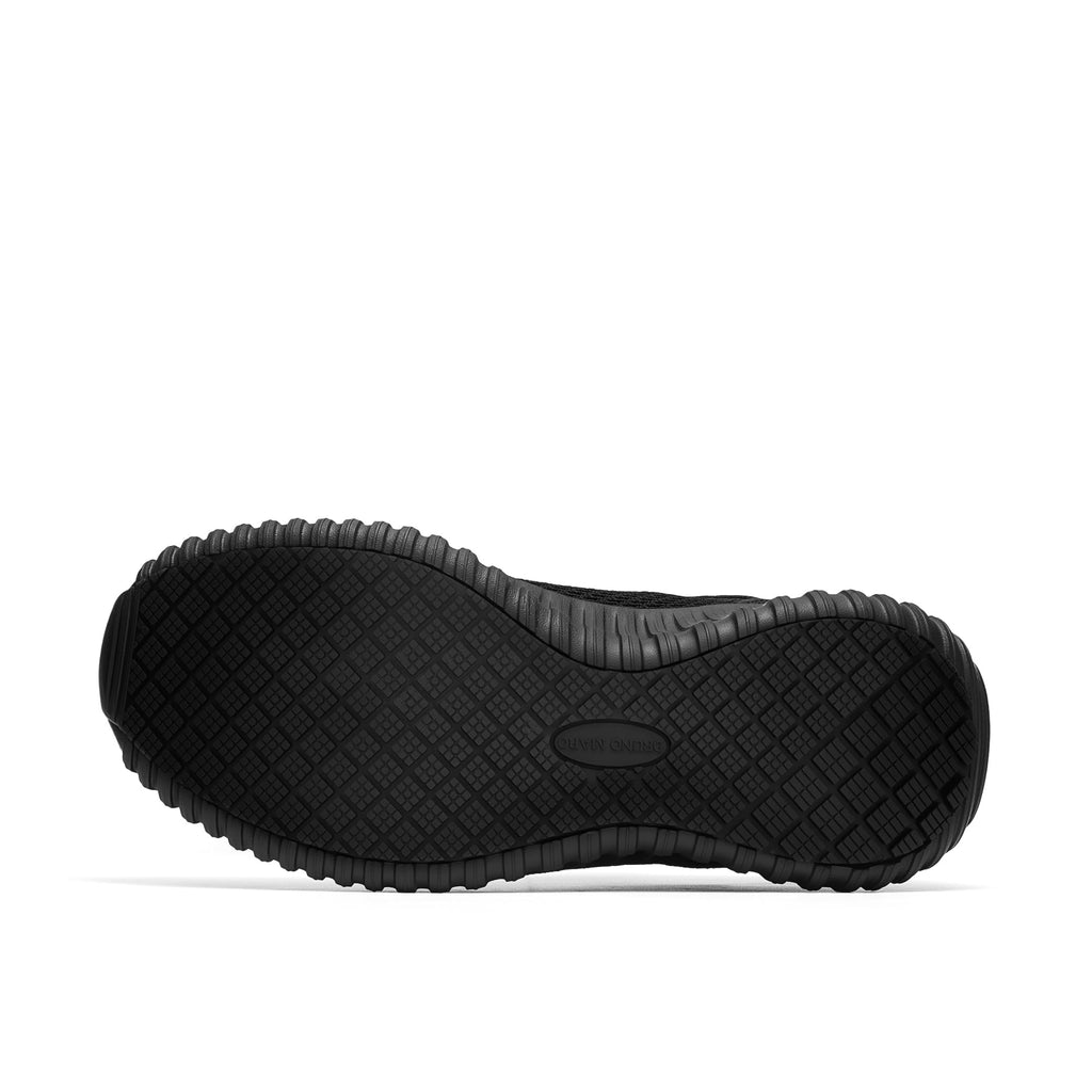 Bruno Marc Women's Non Slip Work Shoes Walking Black & Lightweight Food Service Chef Kitchen Restaurant Resistant Sneakers,Size 8,All Black,BWUMFO2501