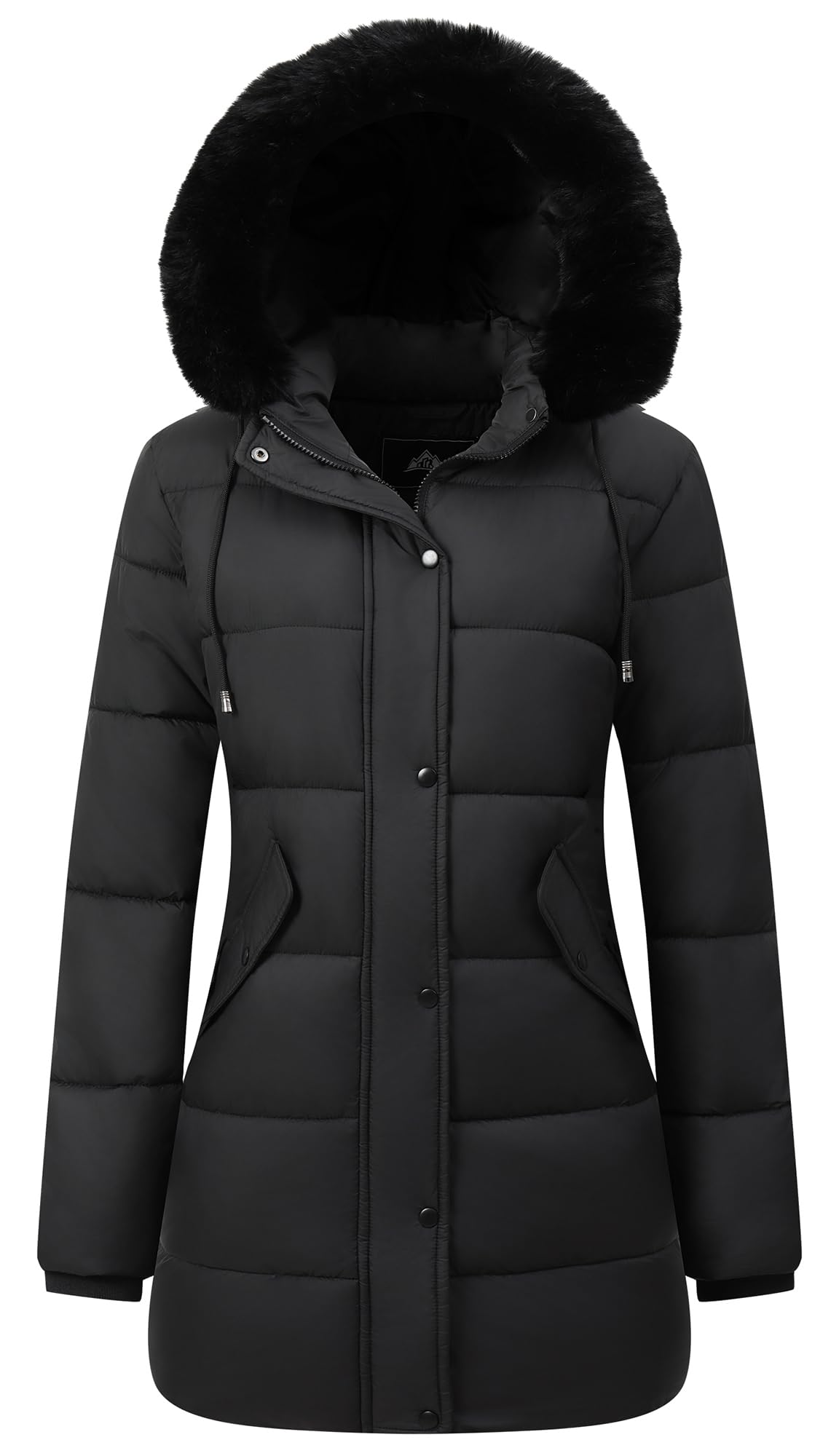 GOLDLADIES Women's Winter Coat Long Waterproof Parka - Warm Snow Jacket for Women,Windproof Insulated Winter Jacket for Cold Weather