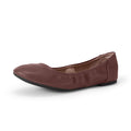 Amazon Essentials Women's Belice Comfortable Slip-On Ballet Flats Shoes, Deep Brown, 8