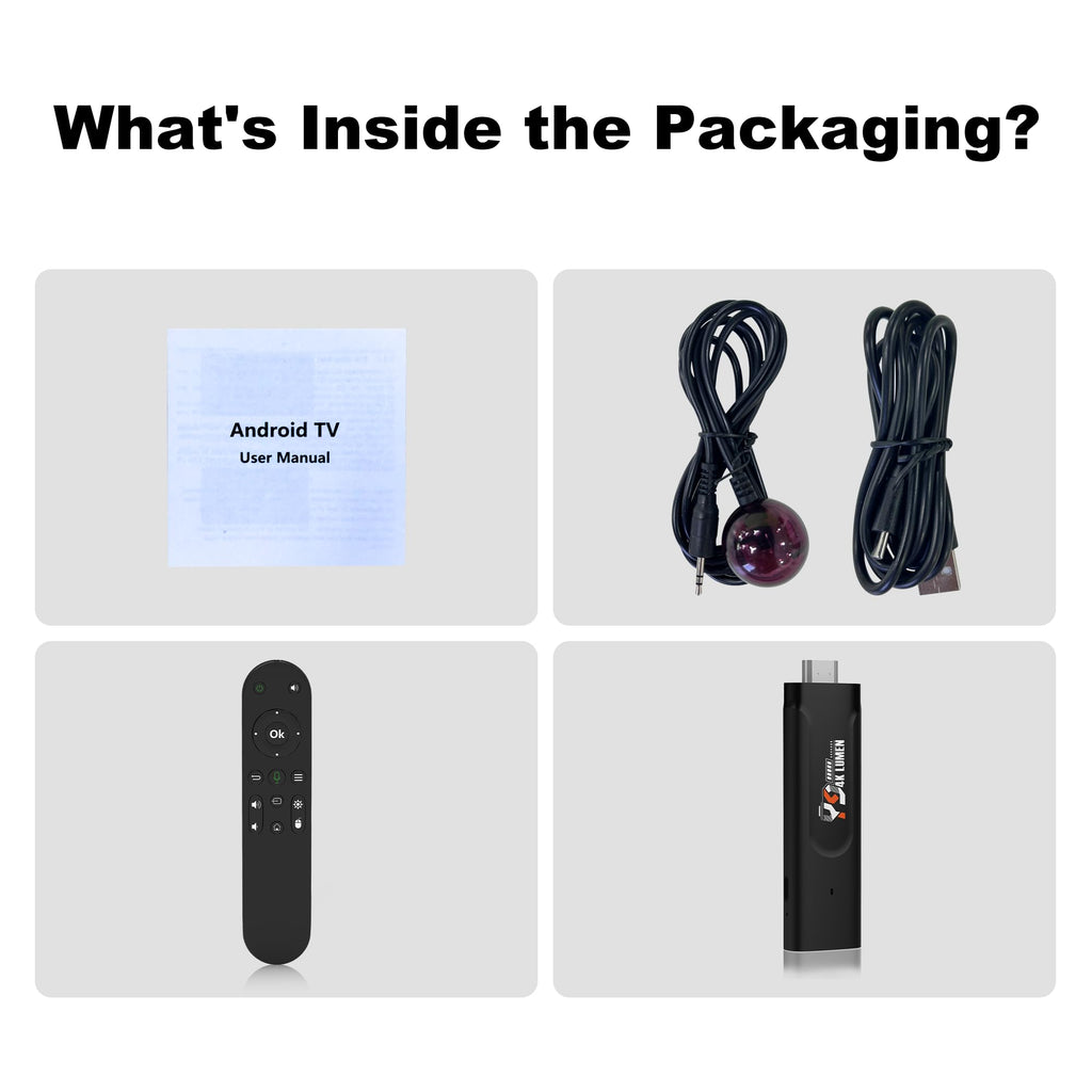 4K HDR Smart TV Stick, Ultra-Portable Android 13 Media Player, Dual-Band 5G WiFi & Voice Remote 2GB RAM 16GB ROM H313 Quad-Core for Home Theaters and Smart TV Upgrades