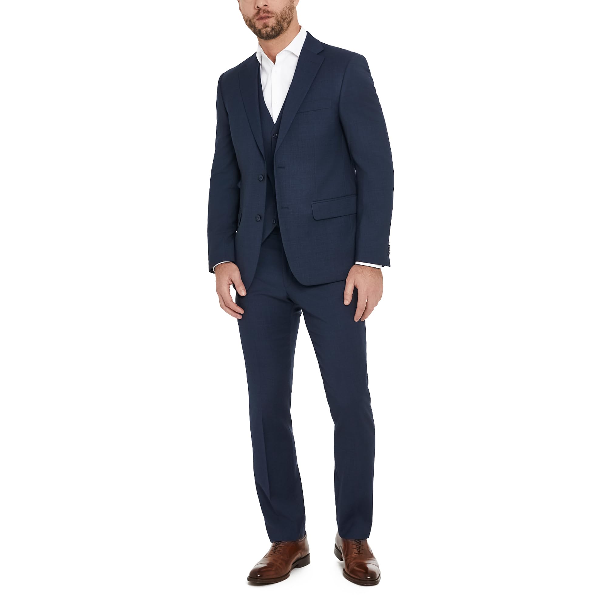 Tommy Hilfiger TH Flex Modern Fit Suit Separates Jacket, Blue, 38 Regular