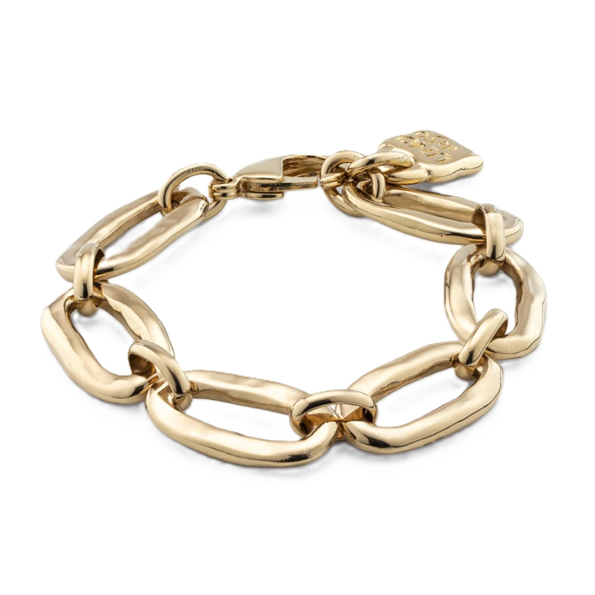 Uno de 50 AWESOME Link Bracelet 18K Gold-Plated