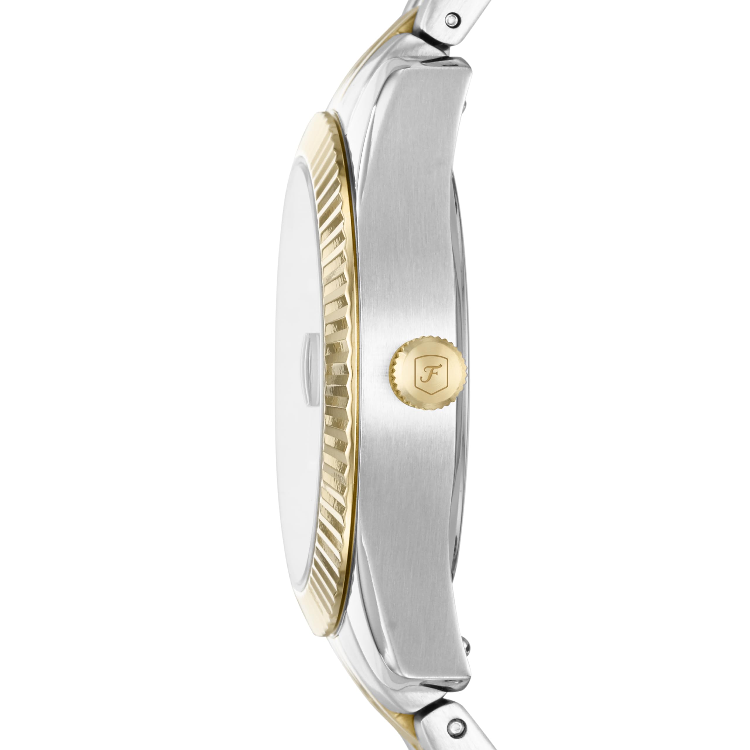 Fossil Women's Watch, Scarlette Quartz Stainless Steel Three-Hand Watch for Women, Color: Gold/Silver