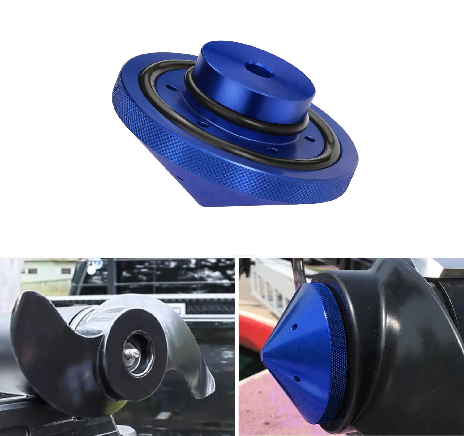 Mejiao Eliminator Trolling Boat Motor Prop Nut Compatible with GFEL-MK-BK-DP Minnkota 80/101/ 112-Blue
