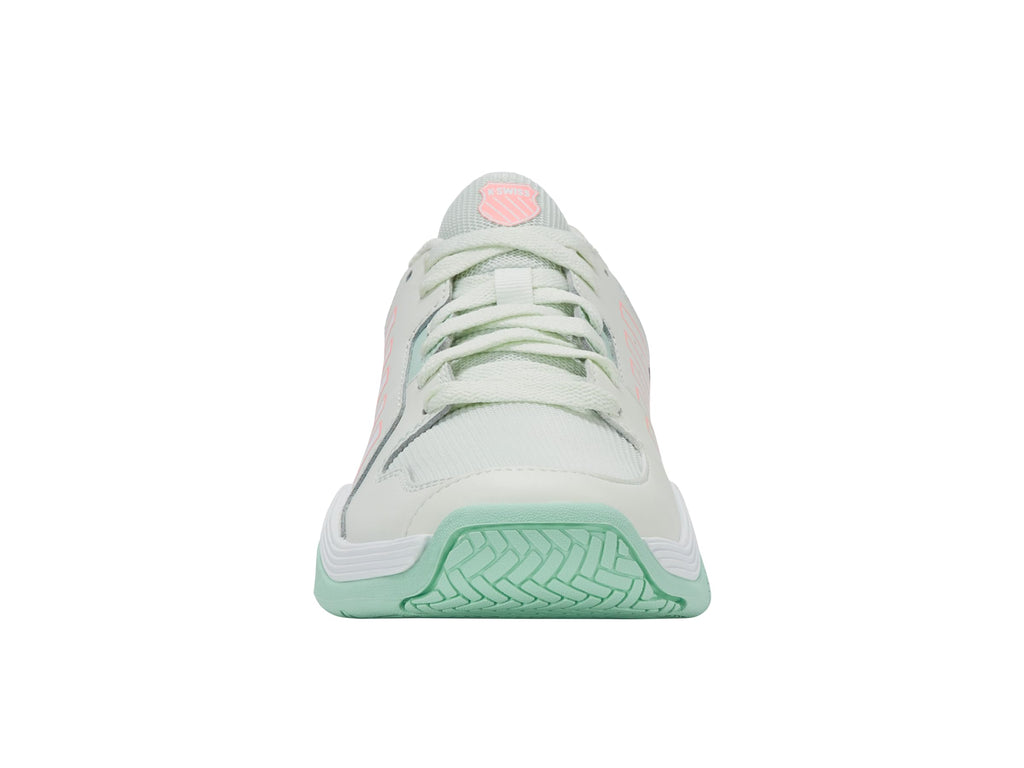 K-Swiss Women's Court Express Pickleball Shoe, Ice/White/Honeydew, 6 M