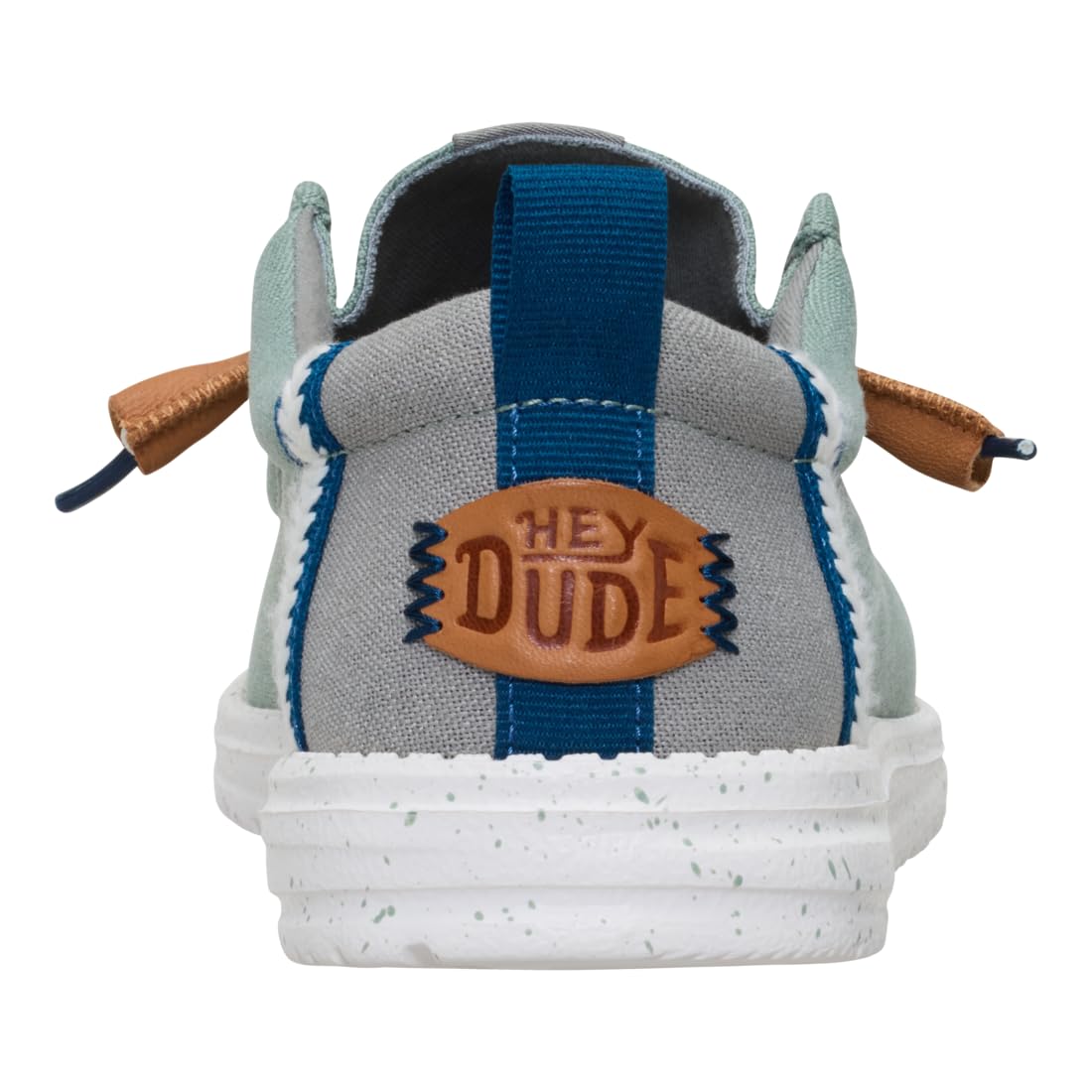 HEYDUDE Wally Craft Linen Iceberg Green/Moon Grey Size 11, Men’s Shoes, Slip-on Loafers, Comfortable & Light-Weight