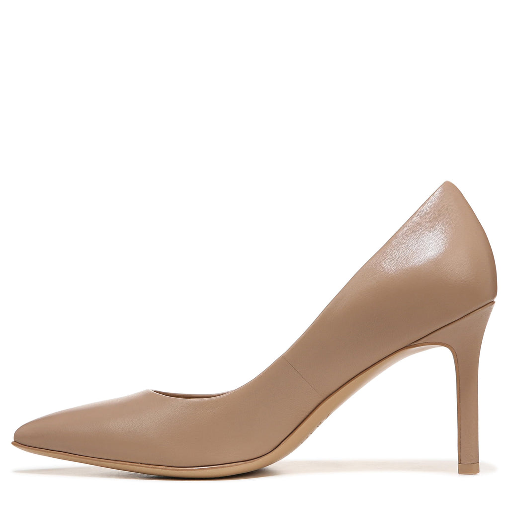 Naturalizer Womens Anna Pump Creme Brulee Beige Leather 7 M