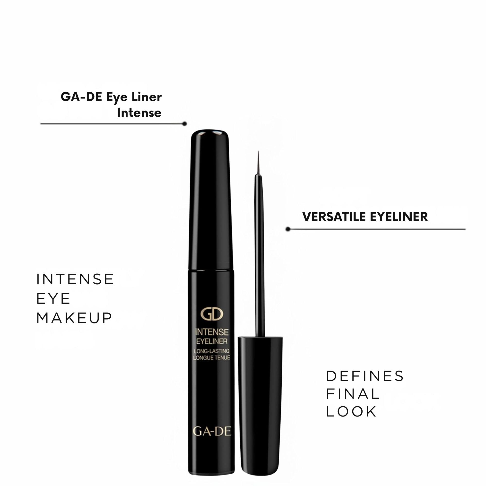 GA-DE Eye Liner Intense Long Lasting - Pencil Eye Liner, Waterproof Smudge Proof - Glamorous Look That Lasts All Day and Night - Black - 0.27 oz