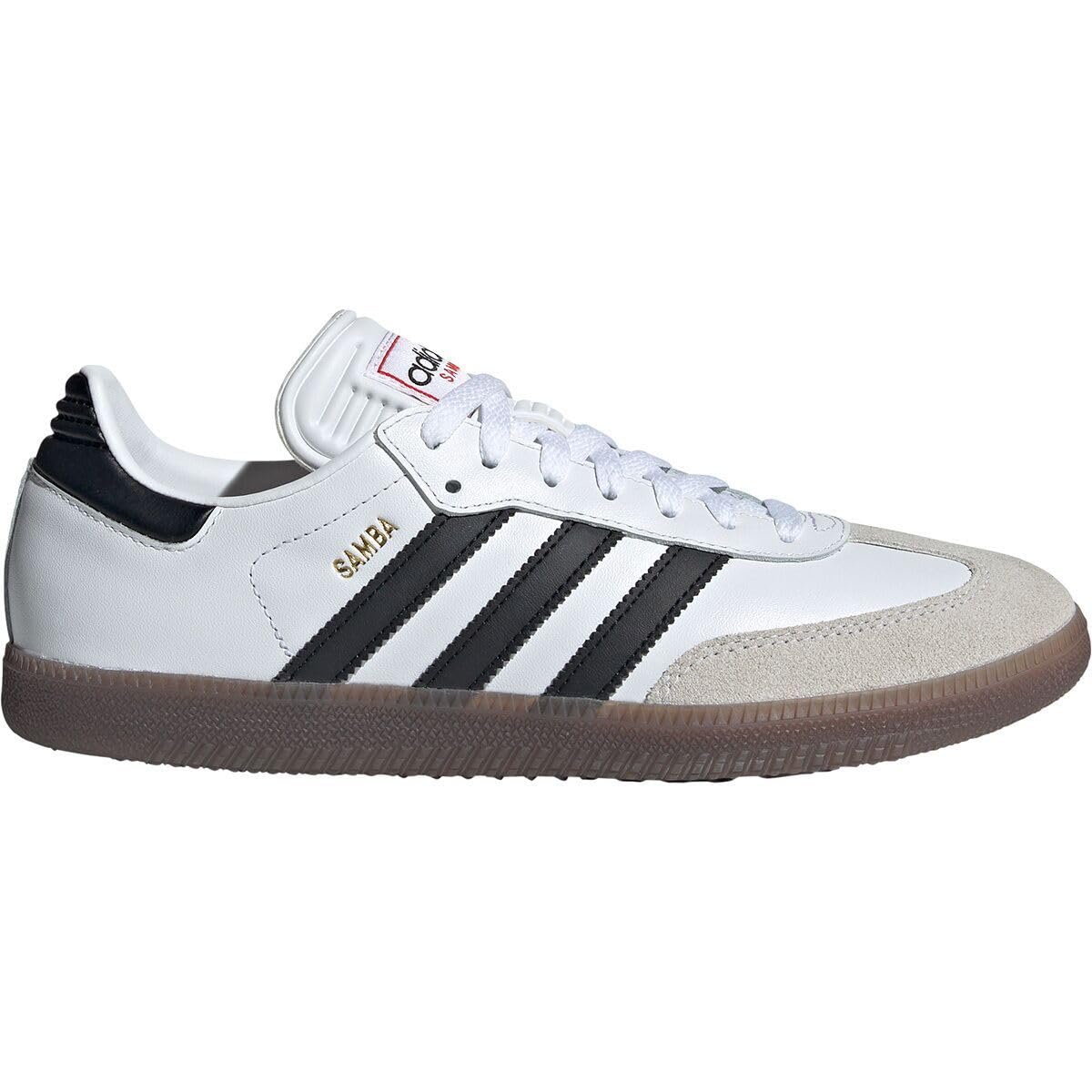 Adidas Unisex-Adult Samba Indoor, White/Black/Vivid Red, 7.5